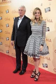 Richard Gere with girlfriend Alejandra Silva at the premiere of the movie La cena The Dinner at Cine Vapitol Madrid 11 12 2017 Richard Gere with girlfriend Alejandra Silva  Foto:xDyDxFotografosx xFuturexImage