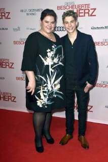 Nadine Wrietz and Philip Noah Schwarz at the premiere of the movie This stupid heart in Mathäser Filmpalast Munich 11 12 2017 Foto:xP.xSchönbergerx xFuturexImage