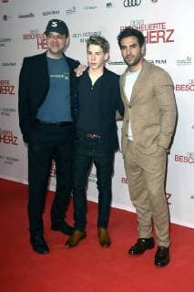 Marc Rothemund Philip Noah Schwarz and Elyas M Barek at the premiere of the movie This stupid heart in the Mathäser Filmpalast Munich 11 12 2017 Foto:xP.xSchönbergerx xFuturexImage