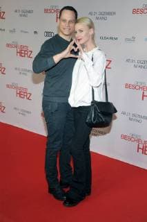 Vincent Kiefer with wife Masha Tokareva special screening for the premiere of this shrewd heart after a true story at the Kino Zoo Palast in Berlin am 12 12 2017