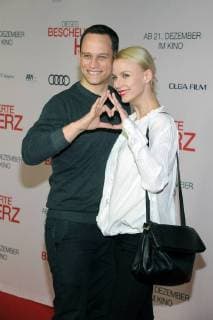 Vincent Kiefer with wife Masha Tokareva special screening for the premiere of this shrewd heart after a true story at the Kino Zoo Palast in Berlin am 12 12 2017