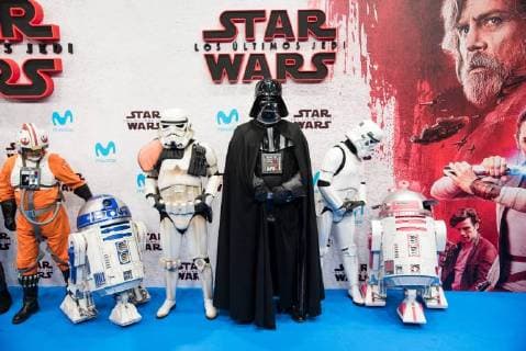 Star Wars Premiere in Madrid cinema Kinepolis Los Ultimos Jedi The Last Jedi Cordon Press  RodrigoxBlanco 780