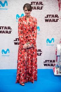 Elena Ballesteros attends Star Wars Premiere in Madrid cinema Kinepolis Los Ultimos Jedi The Last Jedi Cordon Press  RodrigoxBlanco 780