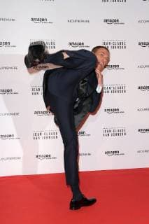 Lancement de la serie Jean Claude Van Johnson au cinema le Grand Rex a Paris. Photo: Laurent Guerin E Press Photo Jean Claude Van Damme Paris France  566112