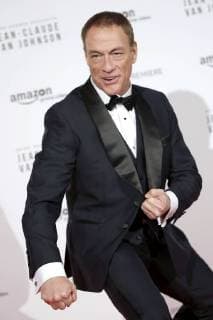 Lancement de la serie Jean Claude Van Johnson au cinema le Grand Rex a Paris. Photo: Laurent Guerin E Press Photo Jean Claude Van Damme Paris France  566112