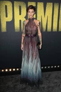 HOLLYWOOD, CA - DECEMBER 12: Ruby Rose at the Pitch Perfect 3 premiere at The Dolby Theatre in Hollywood, California on December 12, 2017. Copyright: xFayexSadoux