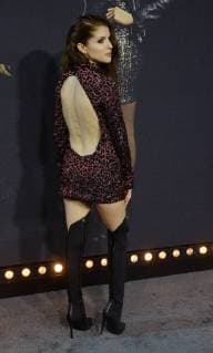 Cast member Anna Kendrick attends the premiere of the motion picture musical comedy Pitch Perfect 3 premiere at the Dolby Theatre in the Hollywood section of Los Angeles on December 12, 2017. Storyline: Following their win at the world championship, the now separated Bellas reunite for one last singing competition at an overseas USO tour, but face a group who uses both instruments and voices.  LAP2017121227 JIMxRUYMEN