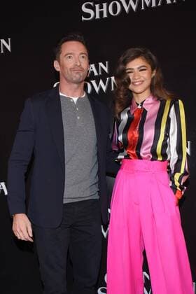 December 13, 2017 - Mexico City, Mexico, Mexico - Hugh Jackman and Zendaya is seen during a film press conference to promote The Greatest Showman on December 13, 2017 in Mexico City, Mexico Mexico City Mexico  - ZUMAn230 20171213_zaa_n230_253 Copyright: xCarlosxTischlerx