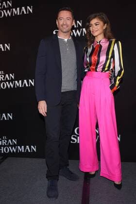 December 13, 2017 - Mexico City, Mexico, Mexico - Hugh Jackman and Zendaya is seen during a film press conference to promote The Greatest Showman on December 13, 2017 in Mexico City, Mexico Mexico City Mexico  - ZUMAn230 20171213_zaa_n230_259 Copyright: xCarlosxTischlerx