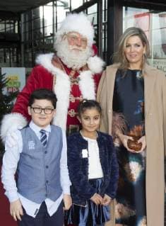 14-12-2017 Rotterdam Queen Maxima arriving for the Christmas Music Gala in Ahoy in Rotterdam. All winning classes of the AvroTros tv program Lang Leve de Muziek Show performed in the largest schoolband in The Netherlands.  Copyright: xPPE WERFx