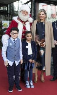 14-12-2017 Rotterdam Queen Maxima arriving for the Christmas Music Gala in Ahoy in Rotterdam. All winning classes of the AvroTros tv program Lang Leve de Muziek Show performed in the largest schoolband in The Netherlands.  Copyright: xPPE WERFx