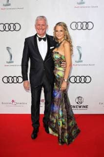 Alexander Schuhmacher Audi Germany with wife Stefanie Audi Generation Award 2017 at the Hotel Bayerischer Hof in Munich on 13 12 2017