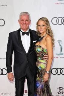 Alexander Schuhmacher Audi Germany with wife Stefanie Audi Generation Award 2017 at the Hotel Bayerischer Hof in Munich on 13 12 2017