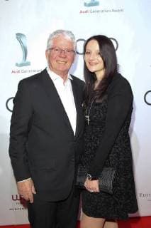 Thomas Stein with daughter Alana Audi Generation Award 2017 at Hotel Bayerischer Hof in Munich on 13 12 2017