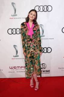 Lea van Acken Audi Generation Award 2017 at the Hotel Bayerischer Hof in Munich on 13 12 2017