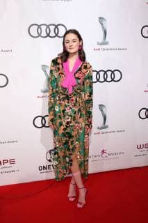 Lea van Acken Audi Generation Award 2017 at the Hotel Bayerischer Hof in Munich on 13 12 2017