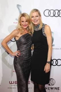 Sonja Kiefer with Nina Ruges Audi Generation Award 2017 at the Hotel Bayerischer Hof in Munich on 13 12 2017