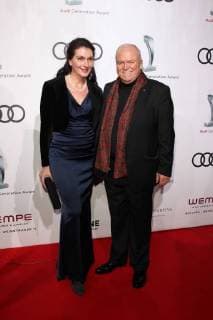 Heinz Winkler with girlfriend Daniela Hain Audi Generation Award 2017 at the Hotel Bayerischer Hof in Munich on 13 12 2017