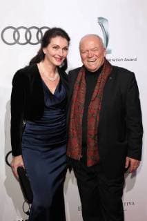 Heinz Winkler with girlfriend Daniela Hain Audi Generation Award 2017 at the Hotel Bayerischer Hof in Munich on 13 12 2017