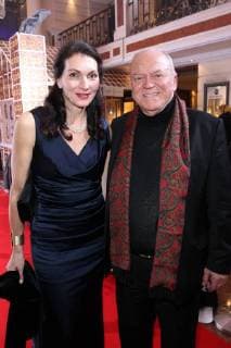 Heinz Winkler with girlfriend Daniela Hain Audi Generation Award 2017 at the Hotel Bayerischer Hof in Munich on 13 12 2017