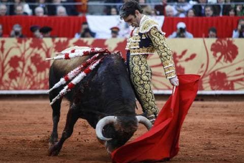 Josa Tomas charity bullfighting in aid of the earthquake victims in the bullring La Monumental Mexico City 13 12 2017 Jose Tomas  Foto:xDyDxFotografosx xFuturexImage