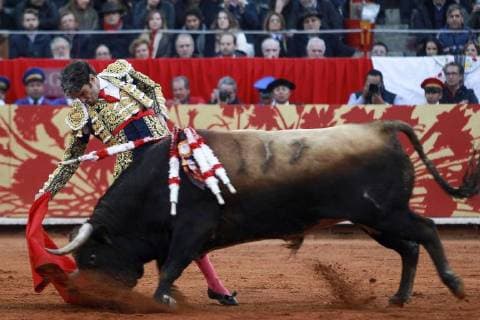 Josa Tomas charity bullfighting in aid of the earthquake victims in the bullring La Monumental Mexico City 13 12 2017 Jose Tomas  Foto:xDyDxFotografosx xFuturexImage