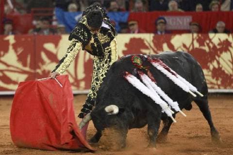 Sergio Flores charity bullfighting in aid of the earthquake victims in the bullring La Monumental Mexico City 13 12 2017 Sergio Flores  Foto:xDyDxFotografosx xFuturexImage