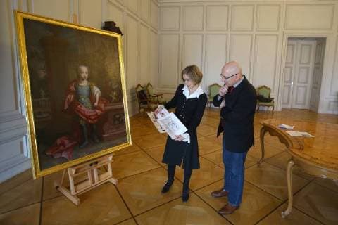 Portrait of Elector Carl Theodor Mannheim 14 12 17 Barockschloss Mannheim The future ruler at the age of eight The rare portrait of the later