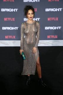Megalyn Echikunwoke at the Bright Netflix movie premiere on 13 12 2017 in Los Angeles Netflix s Bright movie premiere in Los Angeles 2017