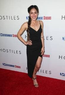 BEVERLY HILLS, CA - DECEMBER 14: Q Orianka Kilvcher, at Premiere Of Entertainment Studios Motion Pictures Hostiles at Samuel Goldwyn Theater, In Beverly Hills, California on December 14, 2017. Copyright: xFayexSadoux