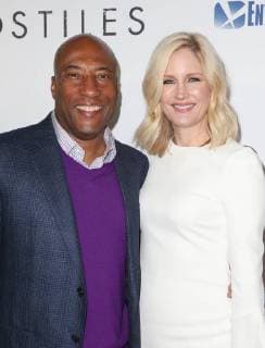 BEVERLY HILLS, CA - DECEMBER 14: Byron Allen, Jennifer Allen, at Premiere Of Entertainment Studios Motion Pictures Hostiles at Samuel Goldwyn Theater, In Beverly Hills, California on December 14, 2017. Copyright: xFayexSadoux