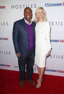 BEVERLY HILLS, CA - DECEMBER 14: Byron Allen, Jennifer Allen, at Premiere Of Entertainment Studios Motion Pictures Hostiles at Samuel Goldwyn Theater, In Beverly Hills, California on December 14, 2017. Copyright: xFayexSadoux