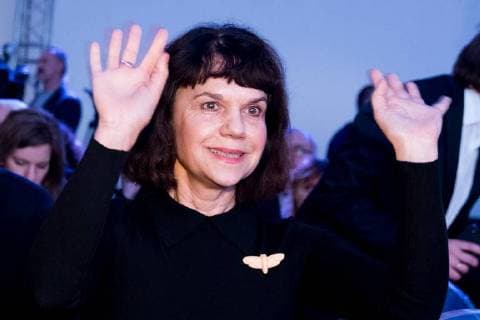 MOSCOW, RUSSIA - DECEMBER 15, 2017: The director of the Pushkin State Museum of Fine Arts Marina Loshak before the 11th Kandinsky Prize ceremony at the Udarnik Cinema. Sergei Bobylev TASS  TS06D55C