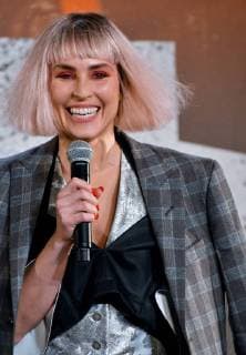 (L-R)Actress Noomi Rapace attends the Japan premier for the film Bright in Tokyo, Japan on December 19, 2017.  TKP2017121921 KEIZOxMORI