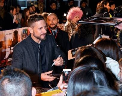 (L-R)Director David Ayer attends the Japan premier for the film Bright in Tokyo, Japan on December 19, 2017.  TKP2017121933 KEIZOxMORI