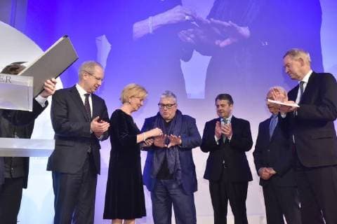 Leibniz-Ring-Verleihung in Hannover 19.12.17, Hannover , - Verleihung Leibnizring Kuppelsaal und Leibnizsaal An OTTO BOCK CHEF HAns Georg Näder -