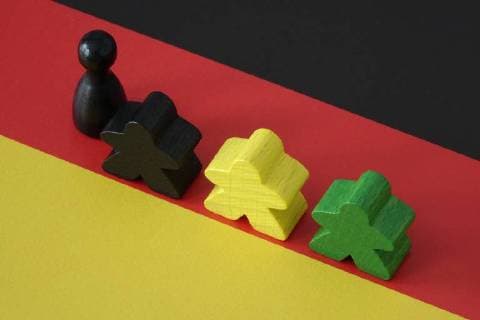 24 10 2017 figures in the colors of the Jamaican flag flag Germany Germany colors black red gold figures Jamaica colors Jamaica Coalition Coalition Jamaica Coalition Government Black Yellow Green Party Parties CDU CSU FDP the Greens