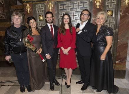 Prince Carl Philip and Princess Sofia Attendance at the Christmas in Vasatan concert at Gustaf Vasa Church, Stockholm, Sweden 2017-12-21 Carl Philip de Suede;Sofia Hellqvist (Sofia de Suede) Stockholm Sweden  567422