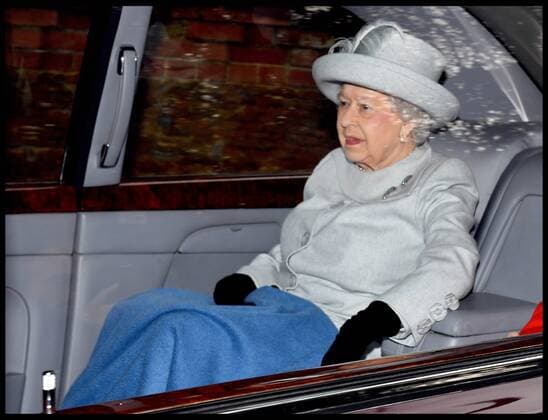Bilder des Tages . 24 12 2017. Sandringham, United Kingdom. The Queen attends Church. HM Queen Elizabeth II attends the Christmas Eve Church Service at St. Mary Magdalene Church, Sandringham, Norfolk.  xAndrewxParsonsx xi-Imagesx IIM-16657-0018
