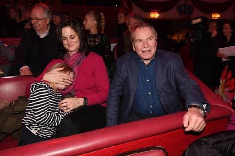 Fritz Wepper with Susanne Kellermann and daughter Filippa circus Krone Christmas premiere 1 Winterprogamm in memoriam circus Krone Bau Munich 25 December 2017