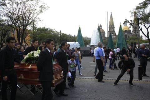 December 29, 2017 - EUM20171229NAC12.JPG.GUADALAJARA, Jal. ViolenceViolencia-Jalisco.- Homenaje de cuerpo presente del diputado perredista local, Jorge Alberto Galindo Plazola, 29 de diciembre de 2017, Congreso del estado, quien fue asesinado en su residencia del municipio de Tomatlan del dia de ayer. Foto: Agencia EL UNIVERSALJMA  - ZUMAu78_ 20171229_zaf_u78_022 Copyright: xElxUniversalx