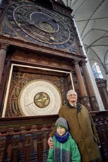 In the Rostock Church 1 is the new year s day 1 2018 unveiled the new calendar of the historical astronomical clock and set in motion the clock got valid for only for the fifth time in their 546-year his Copyright: ThomasxHäntzschelx xnordlicht