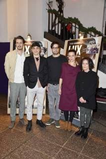 Tilman Strauss Franz Rogowski Daniel Wild Kristin Suckow and Eva Weissenborn at the premiere of the movie Lux Warrior of light in the Filmtheater am Friedrichshain Berlin 04 01 2018 Foto:xN.xKubelkax xFuturexImage