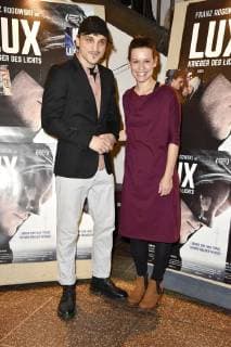 Rogowski and Kristin Suckow, at the premiere of the movie, Franz Lux Warrior of light in the Filmtheater am Friedrichshain Berlin 04 01 2018 Foto:xN.xKubelkax xFuturexImage