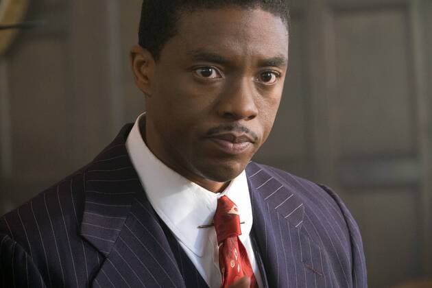 RELEASE DATE: October 13, 2017 TITLE: Marshall STUDIO: DIRECTOR: Reginald Hudlin PLOT: About a young Thurgood Marshall, the first African-American Supreme Court Justice, as he battles through one of his career-defining cases. STARRING: CHADWICK BOSEMAN as Thurgood Marshall. New York U.S. - ZUMAg90_ 20171013_sha_g90_504 Copyright: xOpenxRoadxFilmsx