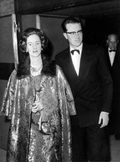 QUEEN FABIOLA AND KING BAUDOIN AT A RECEPTION IN BRUSSELS ; 19 JANUARY 1963, Copyright: Topfoto  UnitedArchivesIPU449804