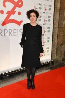 Maria Schrader at the ceremony by B Z cultural Prize on 9 01 2018 in Berlin B Z Kulturpreis 2018 in Berlin