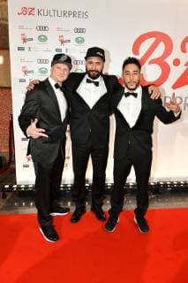 Flying steps at the ceremony by B Z cultural Prize on 9 01 2018 in Berlin B Z Kulturpreis 2018 in Berlin