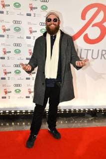 MC Fitti at the ceremony by the B Z cultural Prize on 9 01 2018 in Berlin B Z Kulturpreis 2018 in Berlin