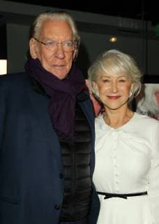 Premiere du film The Leisure Seeker a West Hollywood. 9 January 2018 - West Hollywood, California - Donald Sutherland and Helen Mirren. The Leisure Seeker Premiere held at the Pacific Design Center in West Hollywood. Photo Credit: AdMedia 223351 2018-01-09 CA West Hollywood Etats-Unis Sutherland, Donald; Mirren, Helen  Copyright: xAdMediax STAR_223351_004